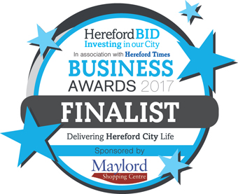 BBR delight at being named finalist for two Hereford BID Business Awards